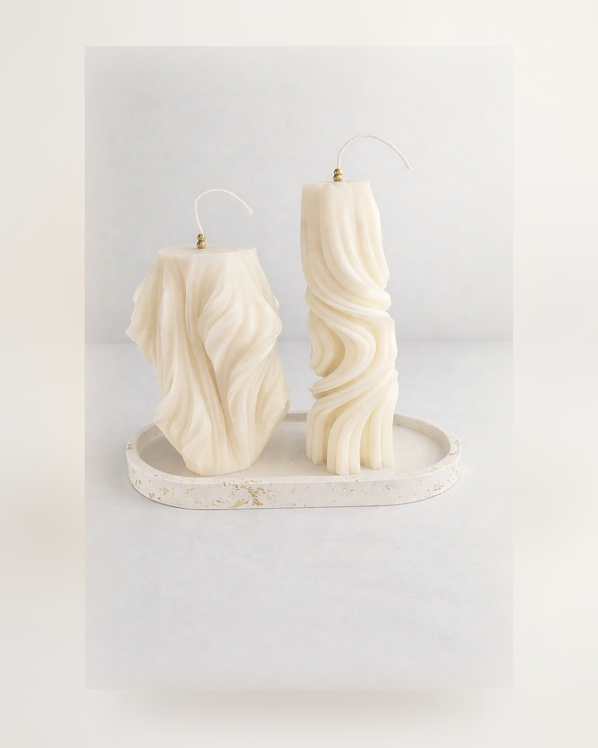FLOW — Candle Set with Tray